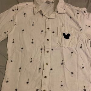 Men’s Mickey button up short sleeve